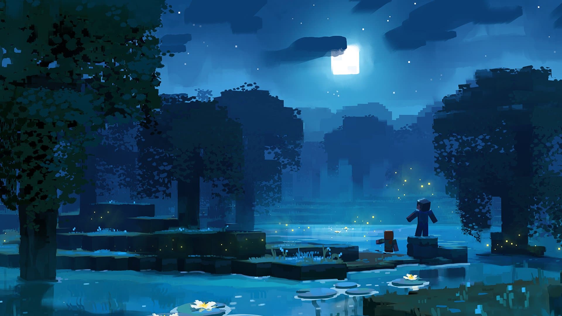 Minecraft server hosting background
